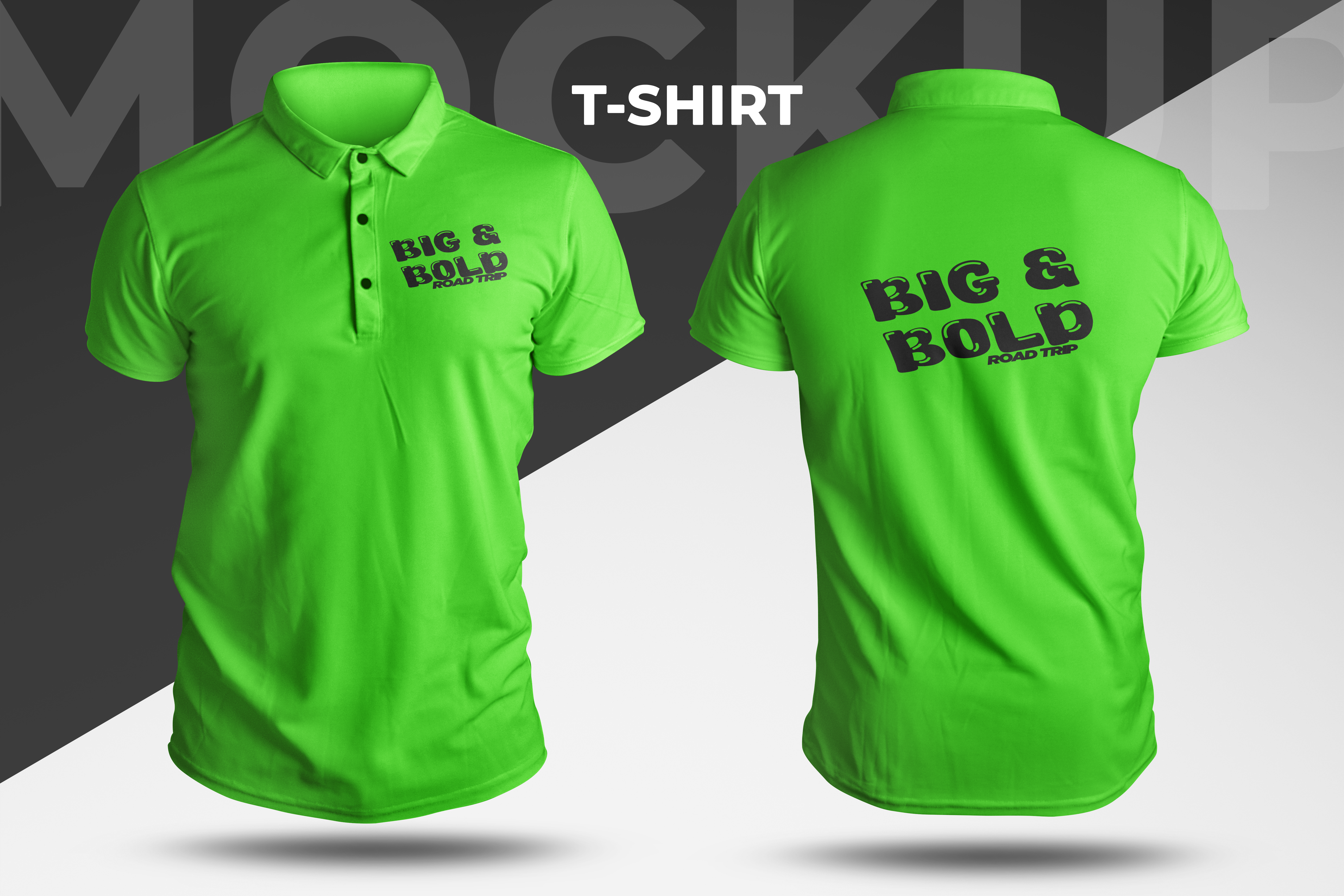 T Shirts Back And Front Print